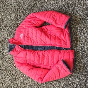 COPY - North Face Coat Girls Size M/10 Reversal Pink and Gray